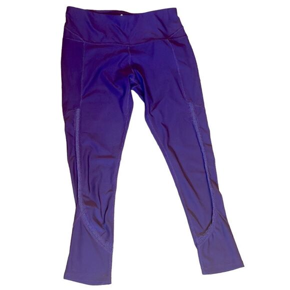 Apana Purple Yoga Leggings Pants Size Medium M - Picture 1 of 10